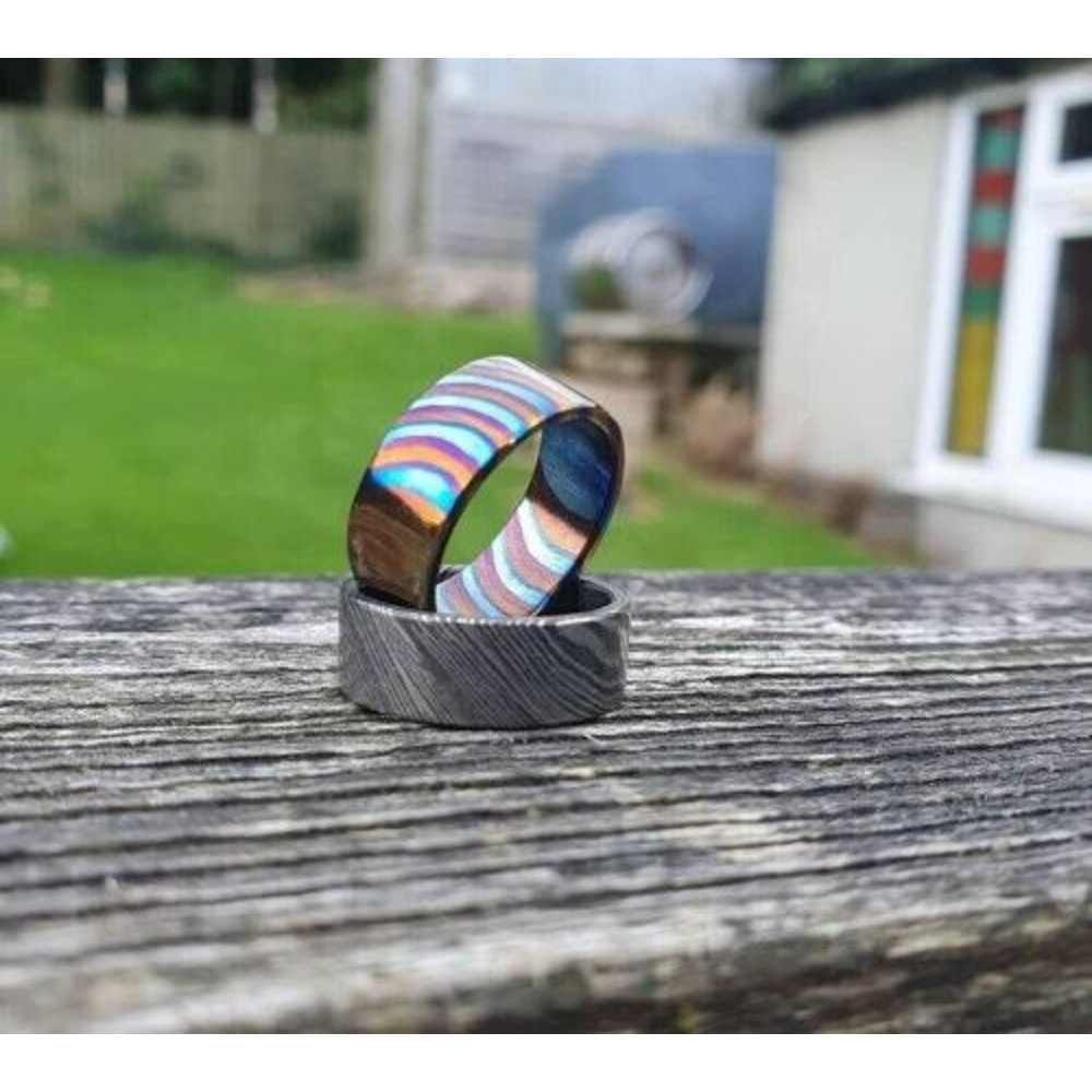 MensWomensHandcraftedTitaniumRingBM9118 3jpg