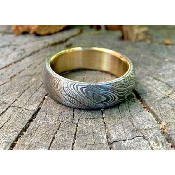 Timeless_Craftsmanship Men's_Damascus_Ring_with_Brass_Sleeve - Perfect_Wedding_Band_and_Engagement_Gift (1).jpg