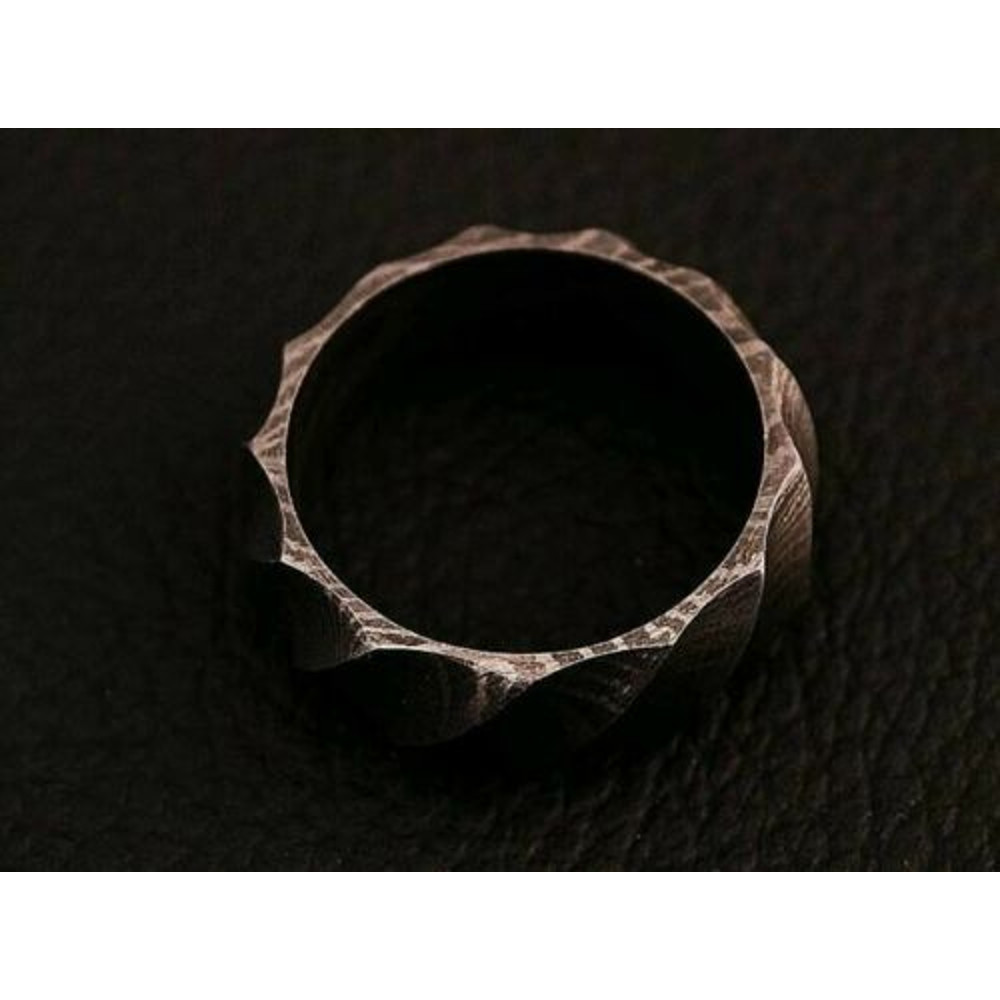 Bold_Elegance 8mm_Men's_Black_Damascus_Steel_Wedding_Band_Ring_in_Barrel_Roll_Style – Exceptional_Men's_Jewelry (3).jpg