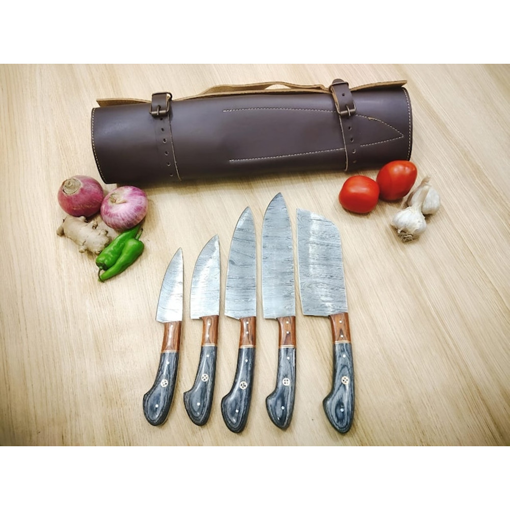 Handmade_Damascus_Chef_Set_-_5_Pcs,_Wooden_Handle,_Sheath_Cover_-_Ideal_Kitchen_Gift_for_Anniversary,_Groomsmen (4).jpg