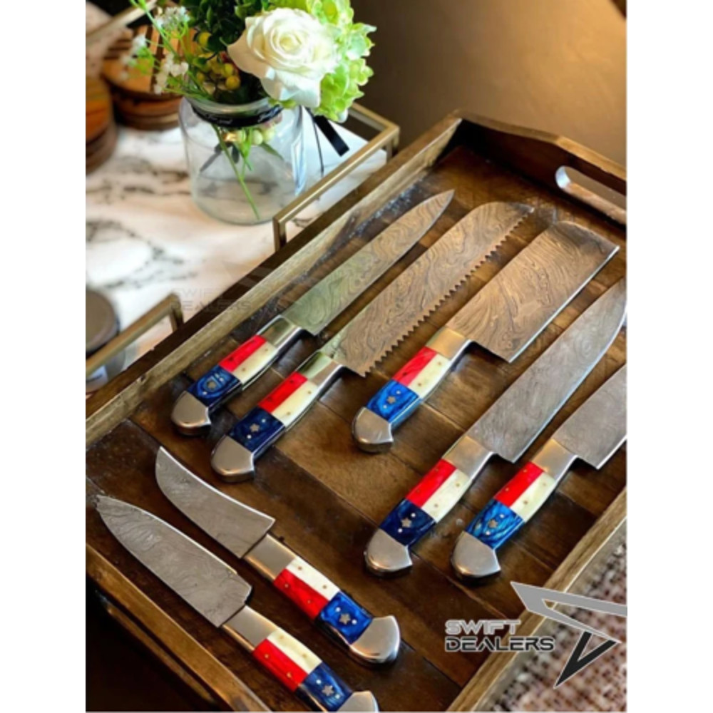 7in1 Perfection Damascus Steel Knives for Every Task 2png