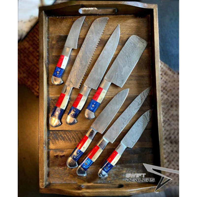 7in1 Perfection Damascus Steel Knives for Every Task 7png