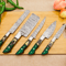 5PieceCustomDamascusSteelChefKnifeSetUnleashCulinaryPrecision 6png