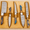 5PieceCustomDamascusSteelChefKnifeSetUnleashCulinaryPrecision 8png