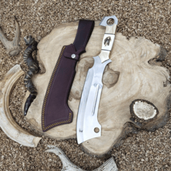 Conquer the Wilderness: 16.5" Handcrafted Machete, Cleave with Ease