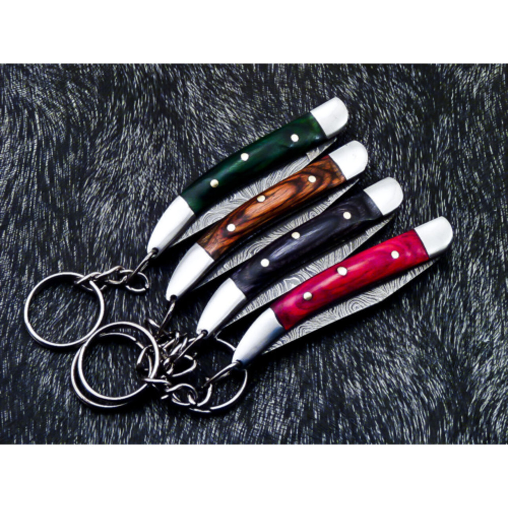 85CustomHandForgedDamascusSteelPocketFoldingKeychainKnives 1png