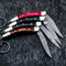 85CustomHandForgedDamascusSteelPocketFoldingKeychainKnives 5png