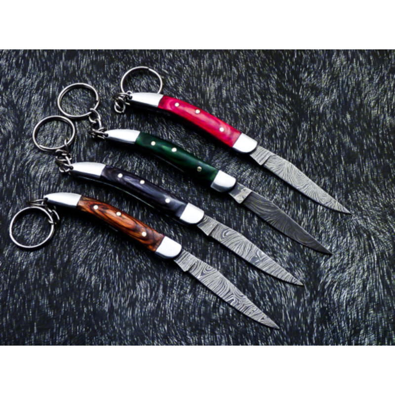 85CustomHandForgedDamascusSteelPocketFoldingKeychainKnives 7png