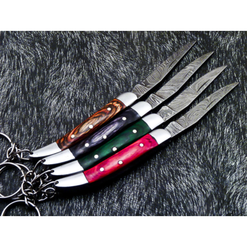 85CustomHandForgedDamascusSteelPocketFoldingKeychainKnives 9png