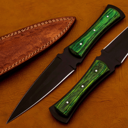 Exquisite Craftsmanship: Custom Handmade Stainless Steel Full Tang Dagger Hunting Knife