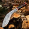 CraftYourAdventureCustomHandmadeDamascusSteelRainDropKukriKnifeforHuntingandCamping 3