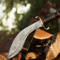CraftYourAdventureCustomHandmadeDamascusSteelRainDropKukriKnifeforHuntingandCamping 4