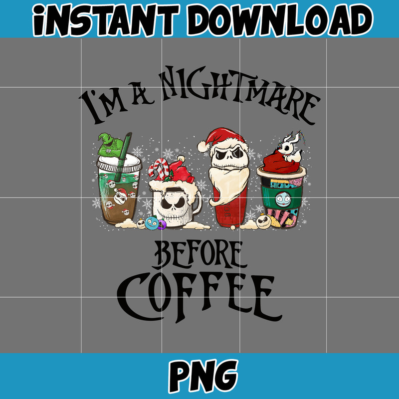 Christmas Nightmare PNG, Merry Christmas Png, Xmas Holiday Png, Holiday Season Png, Xmas Costume Santa Png, Santa Hat Png (37).jpg