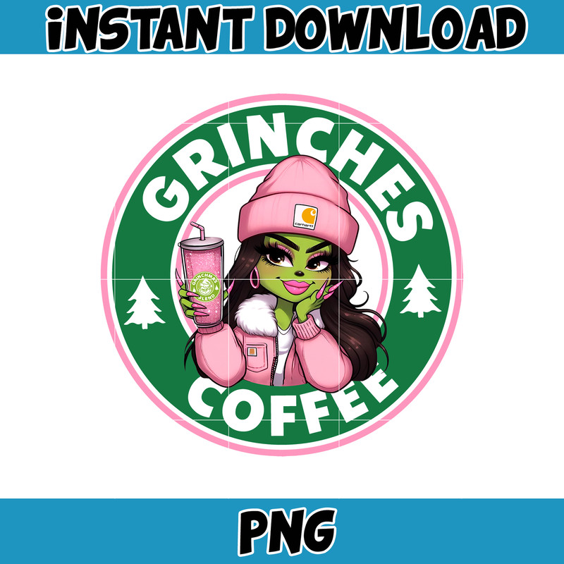 HOT Girl Cartoon Boujee Leopard Coffee Png, Christmas Trending 2023 Png, Colorful Boujee Png (22).jpg