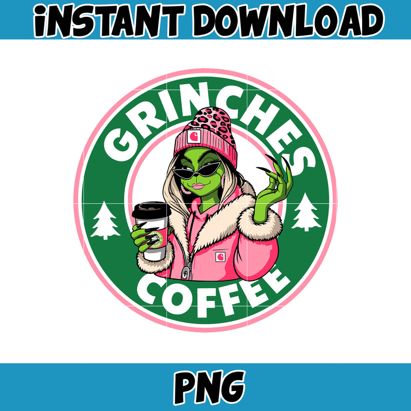 HOT Girl Cartoon Boujee Leopard Coffee Png, Christmas Trending 2023 Png, Colorful Boujee Png (37).jpg