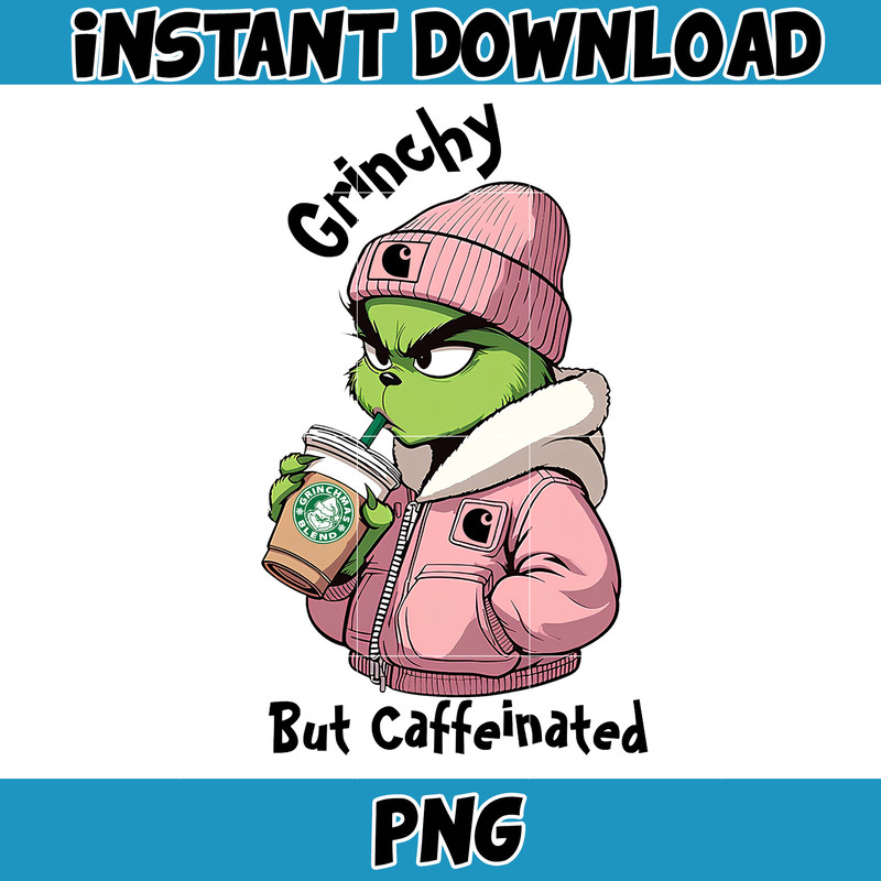 Pink Boujee Cartoon Leopard Png, Winter Basics Png, Caffeinated Cartoon Png, 40oz Tumbler Png, Coffee Christmas, Merry Christmas (11).jpg