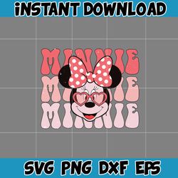 Designs Cartoon Valentine Svg, Be My Valentine Svg, Mouse And Friend Character Movie Svg (43)