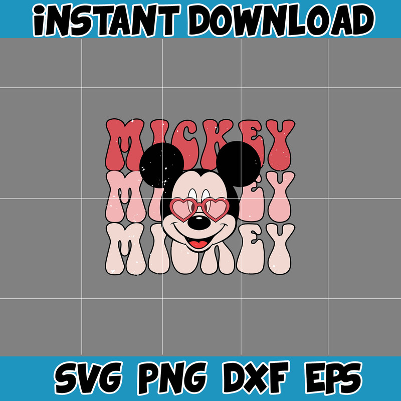 Designs Cartoon Valentine Svg, Be My Valentine Svg, Mouse And Friend Character Movie Svg (44).jpg