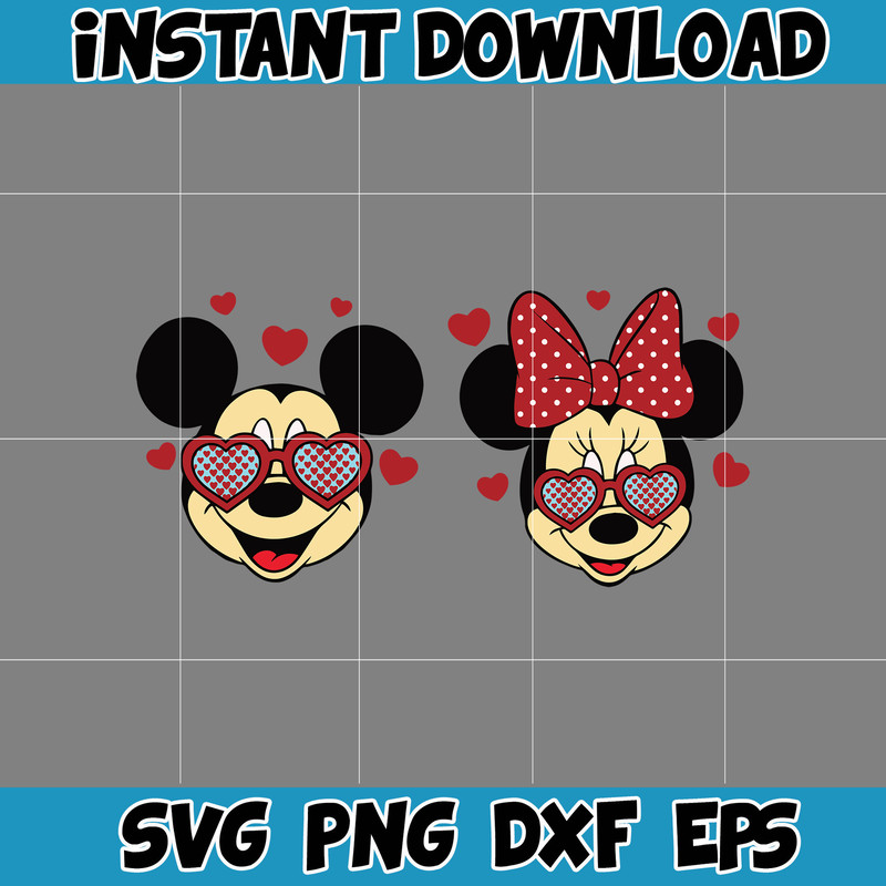 Designs Cartoon Valentine Svg, Be My Valentine Svg, Mouse And Friend Character Movie Svg (48).jpg