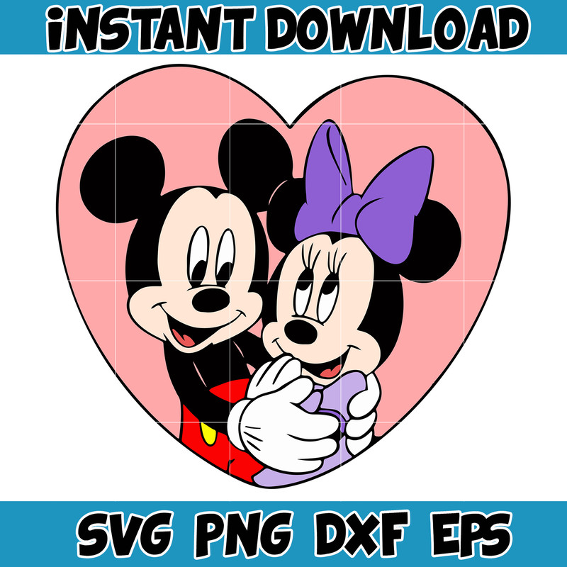 Valentines Day cartoon Svg, Cartoon Valentines Day Svg, Valentines Day Svg for sublimation, Mouse Svg (5).jpg