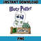 Bluey Potter Slytherin Png, Digital Design Download, Sublimation Png, Funny Bluey Png.jpg