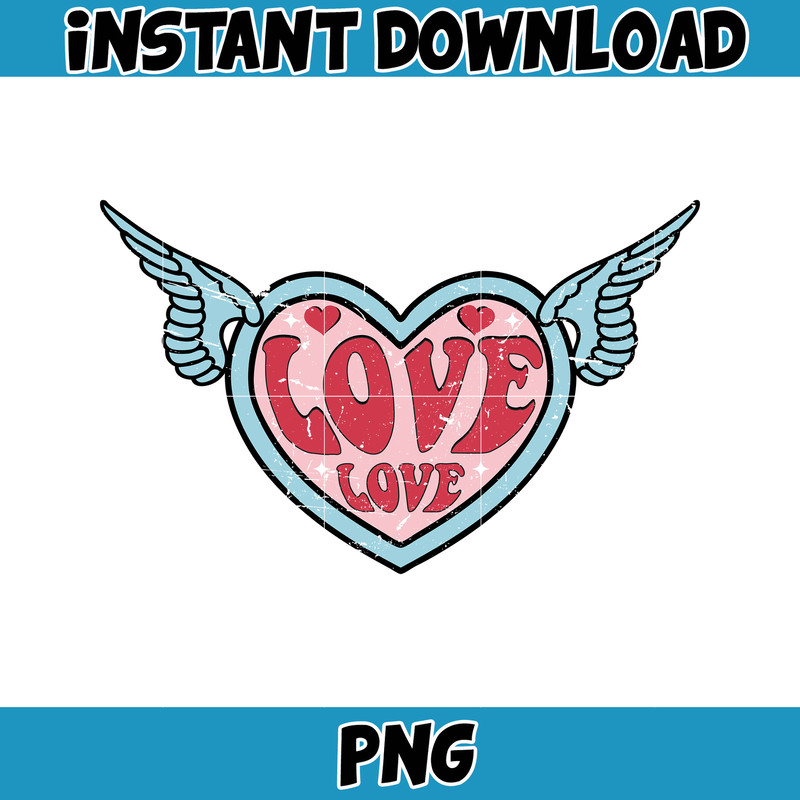 Retro Valentine Png, Groovy Valentine Png, Funny Valentine's Png, Valentine Png, Love Sublimation, Be Mine Png, Valentine Heart, High Quality (23).jpg