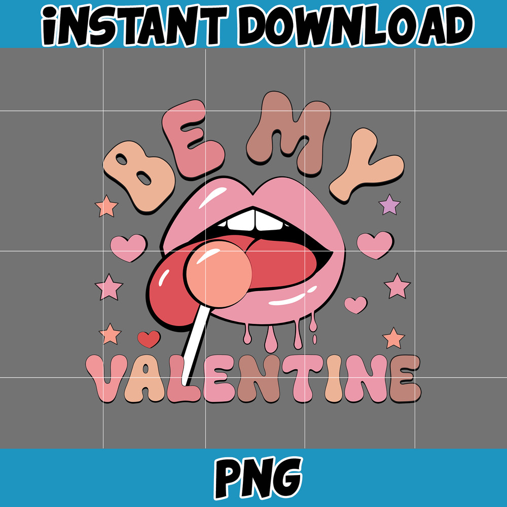 Retro Valentine Png, Groovy Valentine Png, Funny Valentine's Png, Valentine Png, Love Sublimation, Be Mine Png, Valentine Heart, High Quality (25).jpg