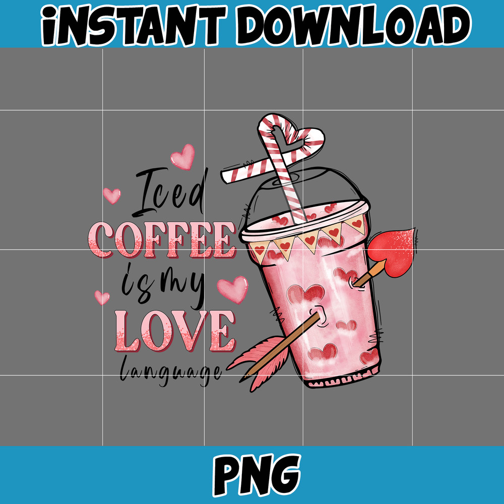 Valentine Coffee Png, Valentine Coffee Png, Valentine Drinks Png, Latte Drink Png, XOXO Png, Coffee Lover, Valentine Sublimation (9).jpg