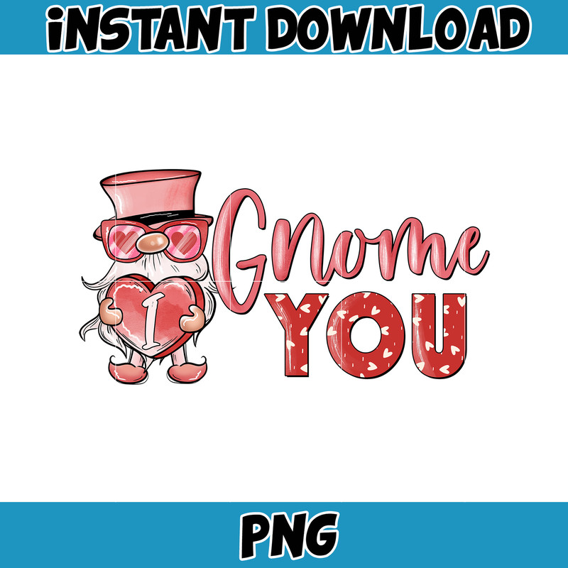 Valentines Day Gnomes Png Sublimation Design, Valentine's Day Gnome Png, Valentines Day Png, Gnome with Heart Png, Love Gnomes Png (15).jpg