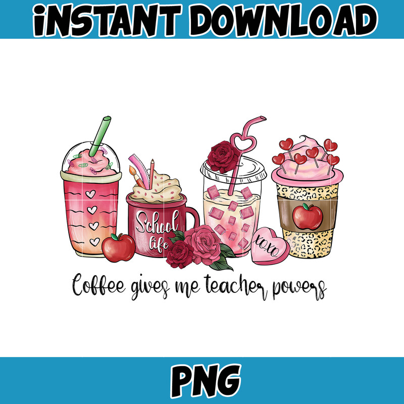Valentine Coffee Png, Valentine Coffee Png, Valentine Drinks Png, Latte Drink Png, XOXO Png, Coffee Lover (4).jpg