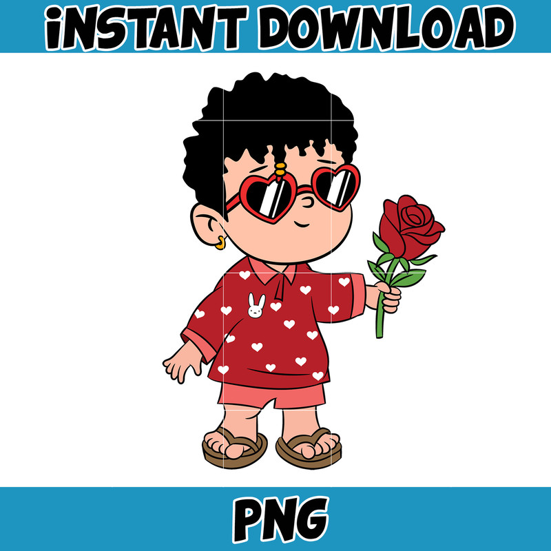 Bad Bunny Valentines Day Png, Benito Png, Un Valentina Sin Ti, Bad Bunny Png, Cricut Png, Valentine's Day Png (16).jpg