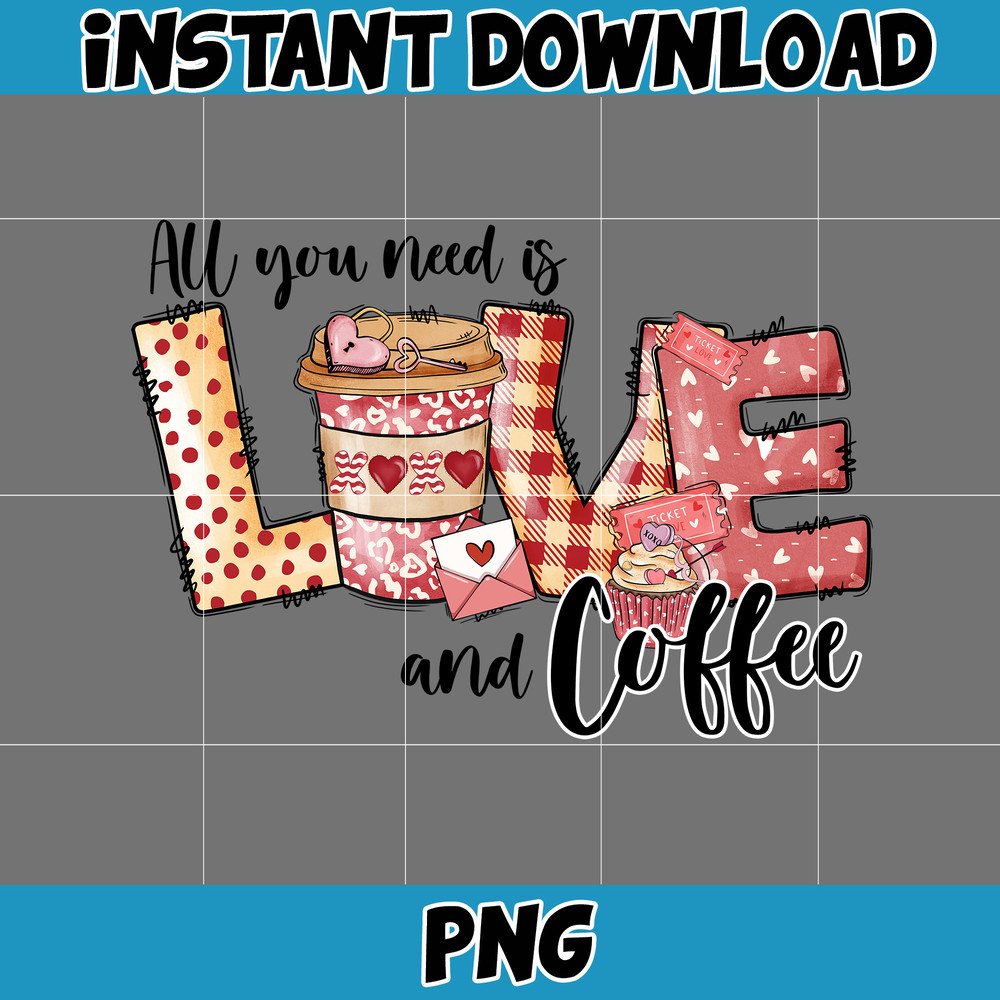Valentine Coffee Png, Valentine Coffee Png, Valentine Drinks Png, Latte Drink Png, XOXO Png, Coffee Lover, Valentine Digital Download (15).jpg