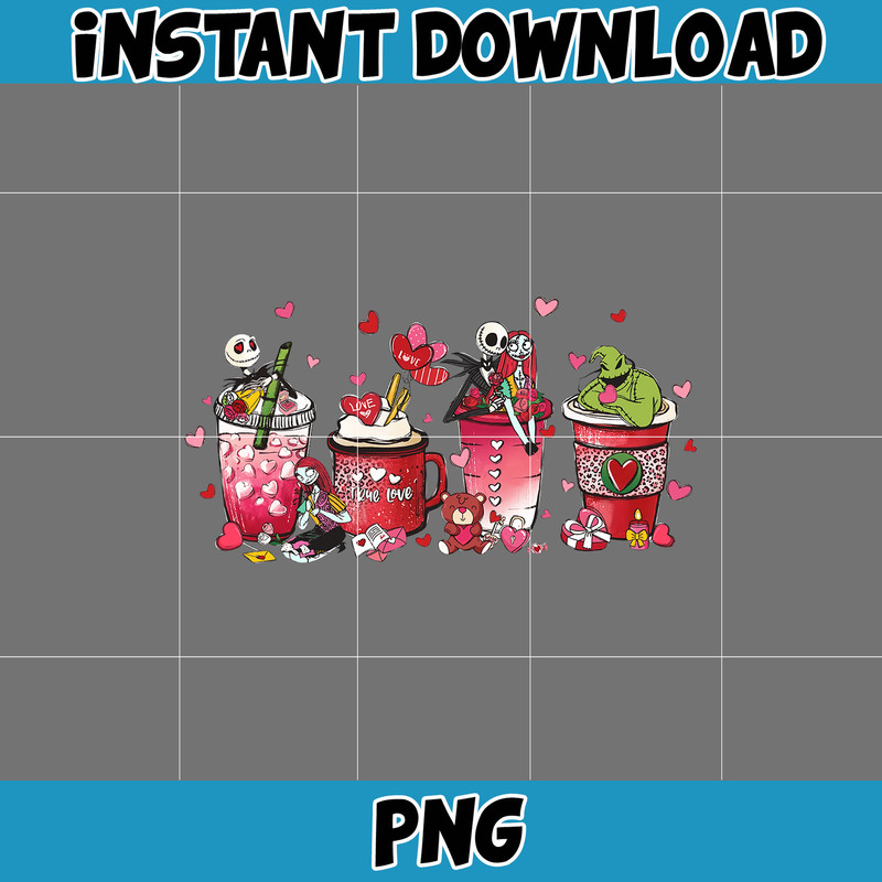 Valentine Coffee Png, Valentine Coffee Png, Valentine Drinks Png, Latte Drink Png, XOXO Png, Coffee Lover, Valentine Digital Download (4).jpg