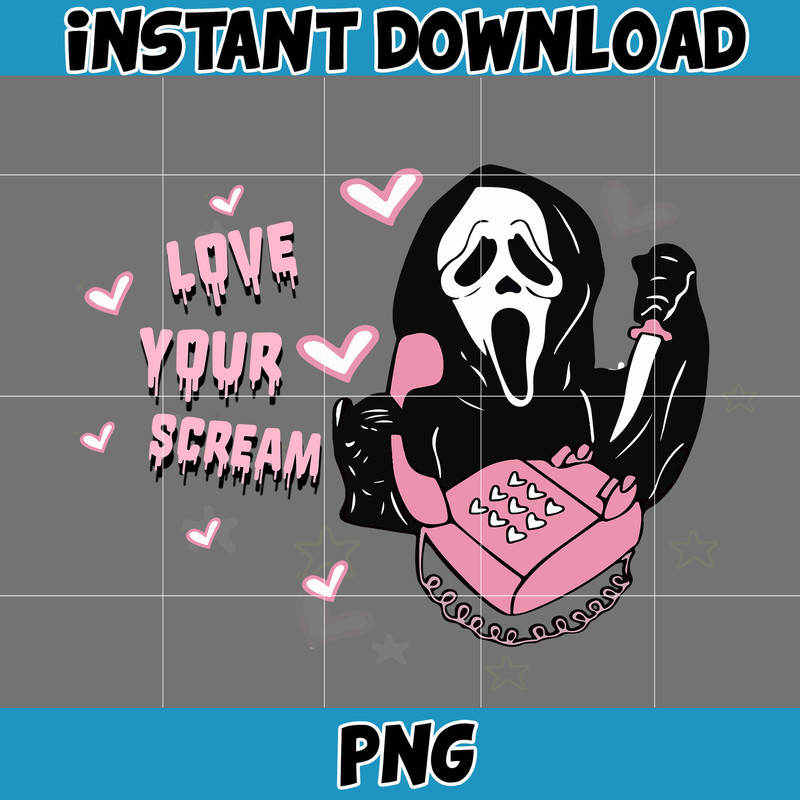 Ghostface Horror Valentine PNG, Valentine's Day Horror Character, Horror Valentine Png, Valentine's Day Png (10).jpg