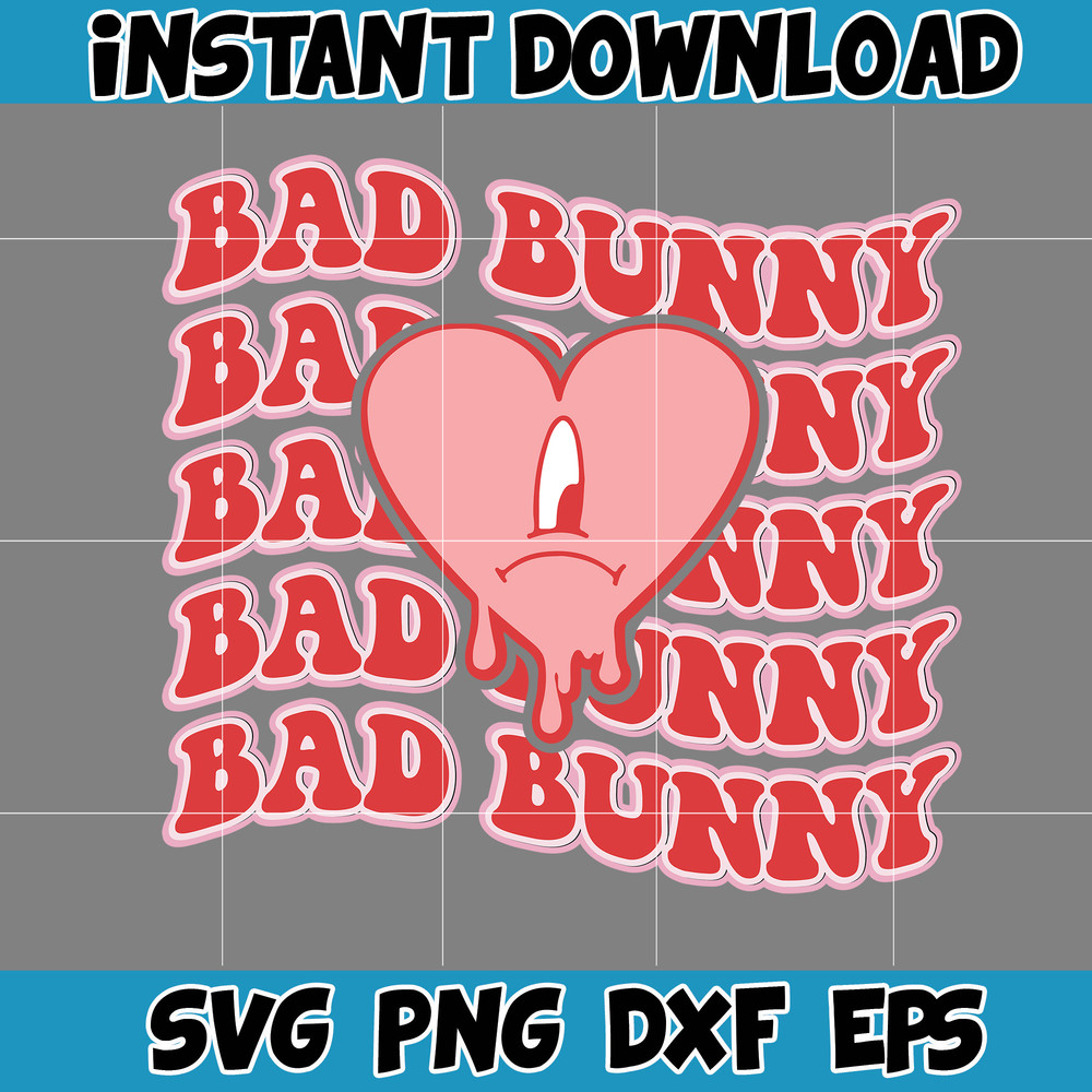 Bad Bunny Valentines Day Svg, Benito Svg, Un Valentina Sin Ti, Bad Bunny Png, Cricut Svg, Valentine's Day Svg (4).jpg