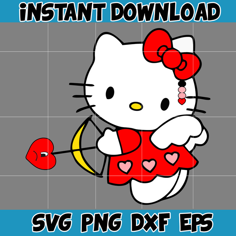 Hello Cats Valentine Svg, Valentines Day Kitty Svg Svg, Kawaii Kitty Svg, Valentines Day Svg (18).jpg