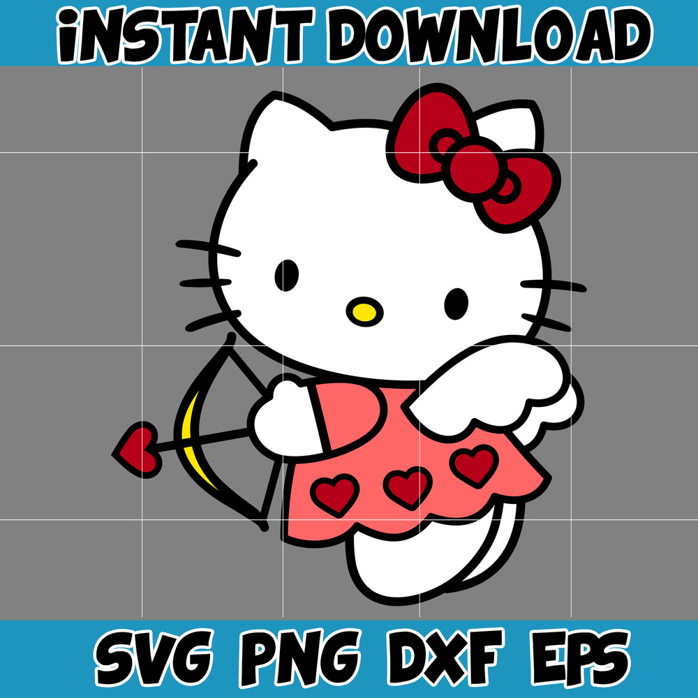 Hello Cats Valentine Svg, Valentines Day Kitty Svg Svg, Kawaii Kitty Svg, Valentines Day Svg (9).jpg