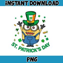 St. Patrick's Day Png, Cartoon St. Patrick's Day Png, St Patricks Day Shirt, Cartoon Movies PNG, Sublimation Designs