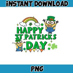 Happy St Patrick's Day Png, Cartoon St. Patrick's Day Png, St Patricks Day Shirt, Cartoon Movies PNG, Sublimation Design