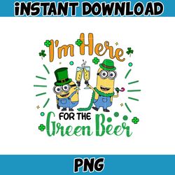 I'm Here For The Green Beer Png, Cartoon St. Patrick's Day Png, St Patricks Day Shirt, Cartoon Movies Png