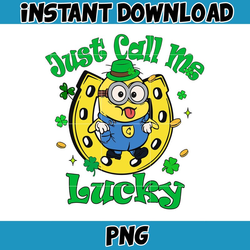 Cartoon St. Patrick's Day Png, St Patricks Day Shirt, Cartoon Movies PNG, Sublimation Designs, Digital Download (10).jpg