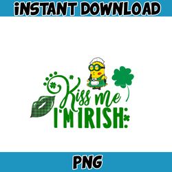 Kiss Me I'm Irish Png, Cartoon St. Patrick's Day Png, St Patricks Day Shirt, Cartoon Movies PNG, Sublimation Designs