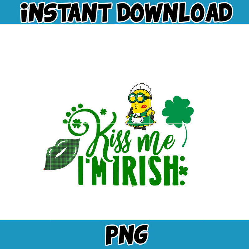 Cartoon St. Patrick's Day Png, St Patricks Day Shirt, Cartoon Movies PNG, Sublimation Designs, Digital Download (11).jpg
