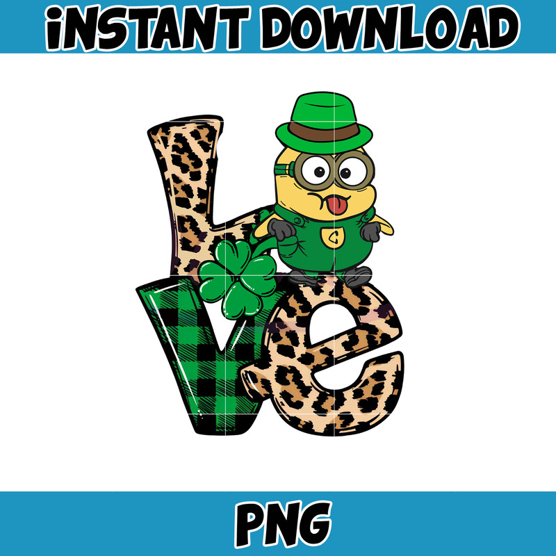 Cartoon St. Patrick's Day Png, St Patricks Day Shirt, Cartoon Movies PNG, Sublimation Designs, Digital Download (14).jpg