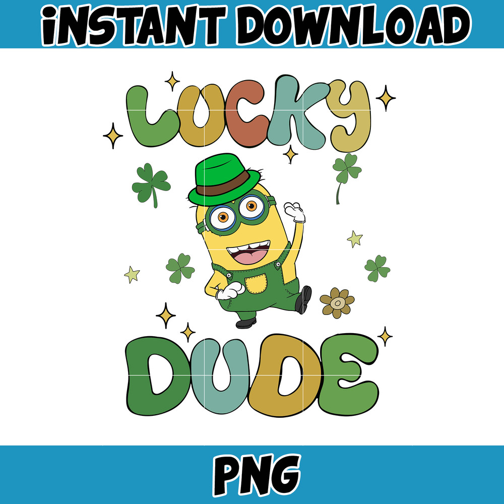 Cartoon St. Patrick's Day Png, St Patricks Day Shirt, Cartoon Movies PNG, Sublimation Designs, Digital Download (16).jpg
