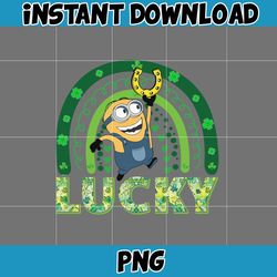 Lucky Png, Cartoon St. Patrick's Day Png, St Patricks Day Shirt, Cartoon Movies Png, Instant Download