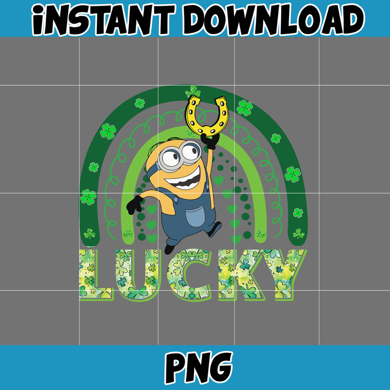 Cartoon St. Patrick's Day Png, St Patricks Day Shirt, Cartoon Movies PNG, Sublimation Designs, Digital Download (18).jpg