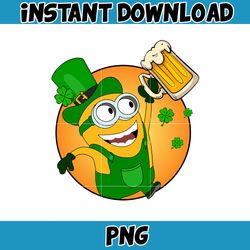 Minion St Patrick's Day Png, Cartoon St. Patrick's Day Png, St Patricks Day Shirt, Cartoon Movies PNG