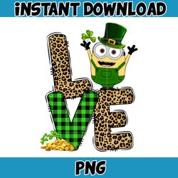 Love Png, Cartoon St. Patrick's Day Png, St Patricks Day Shirt, Cartoon Movies PNG, Sublimation Designs.
