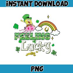Felling Lucky Png, Happy Patrick Patty Day Png, St Patrick's Day Png, Cartoon Characters, Saint Patrick's Day Png